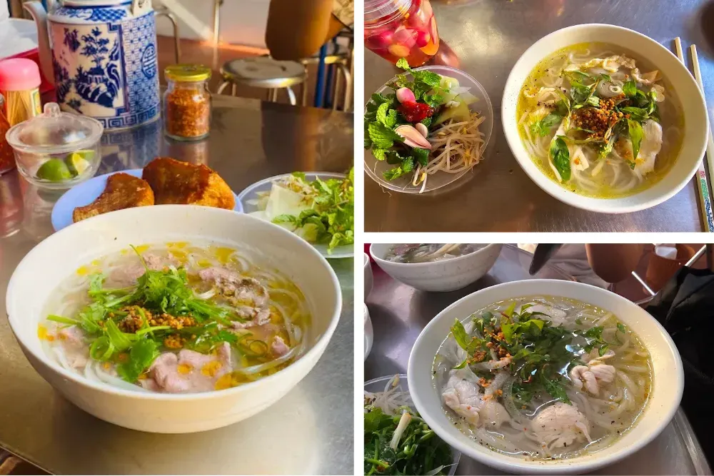 quán ăn sáng tại hội an